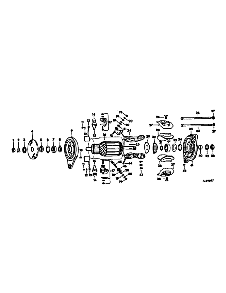 Схема запчастей Case IH 403 - (235) - GENERATOR, DELCO-REMY, COMBINE S/N 940 AND BELOW (55) - ELECTRICAL SYSTEMS