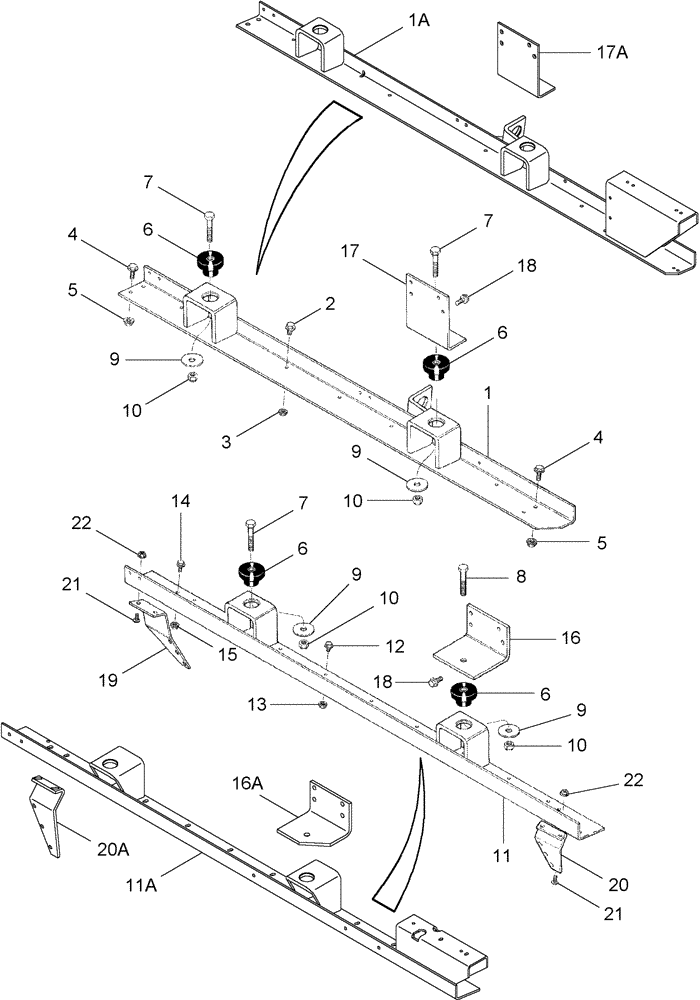 Схема запчастей Case IH 2388 - (02-53) - MOUNTING, ENGINE (01) - ENGINE