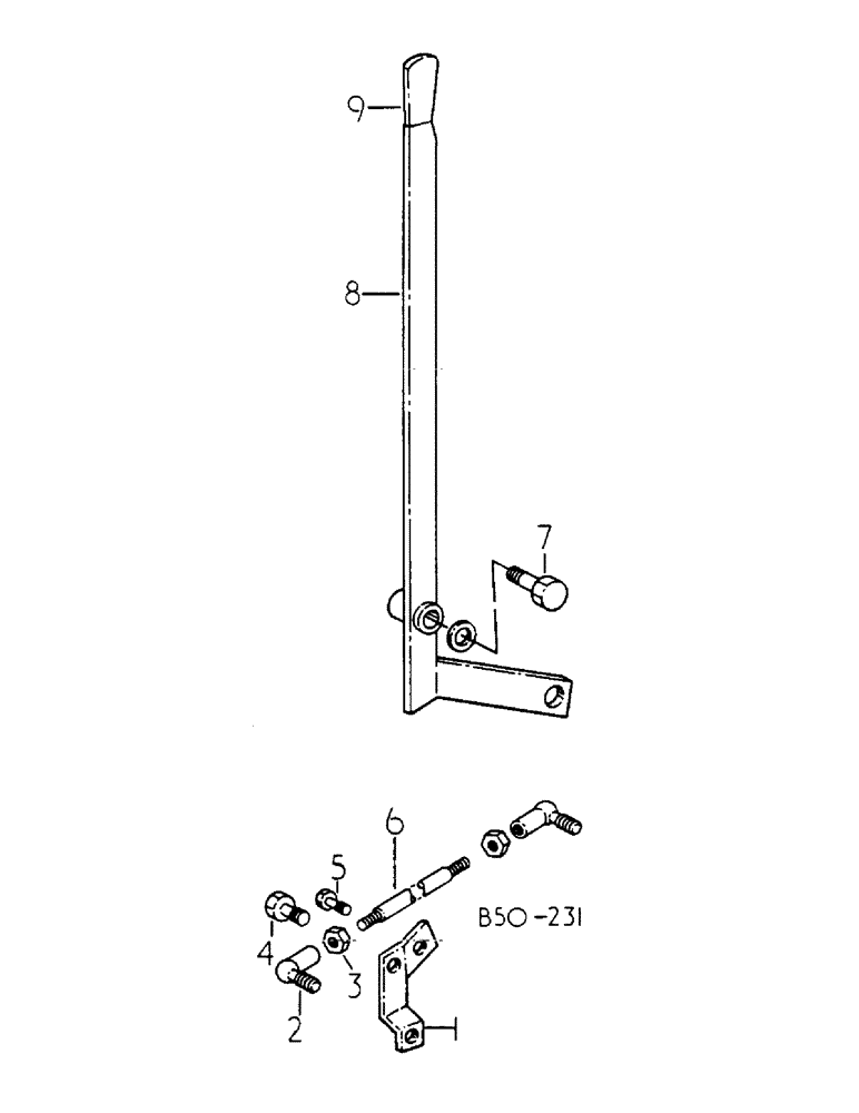 Схема запчастей Case IH 785 - (10-031) - RAISE RESPONSE LEVER, DE-LUXE CAB (07) - HYDRAULICS