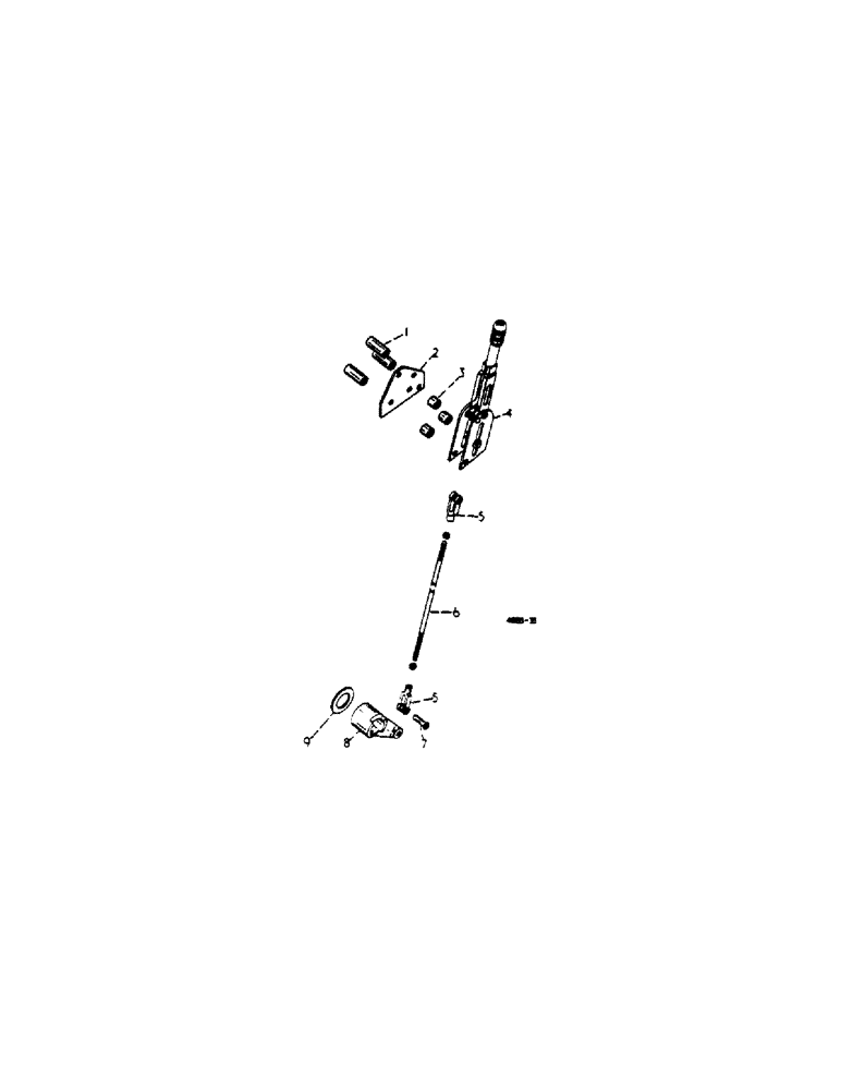 Схема запчастей Case IH 364 - (4-28[A]) - HANDBRAKE LINKAGE (12) - CHASSIS