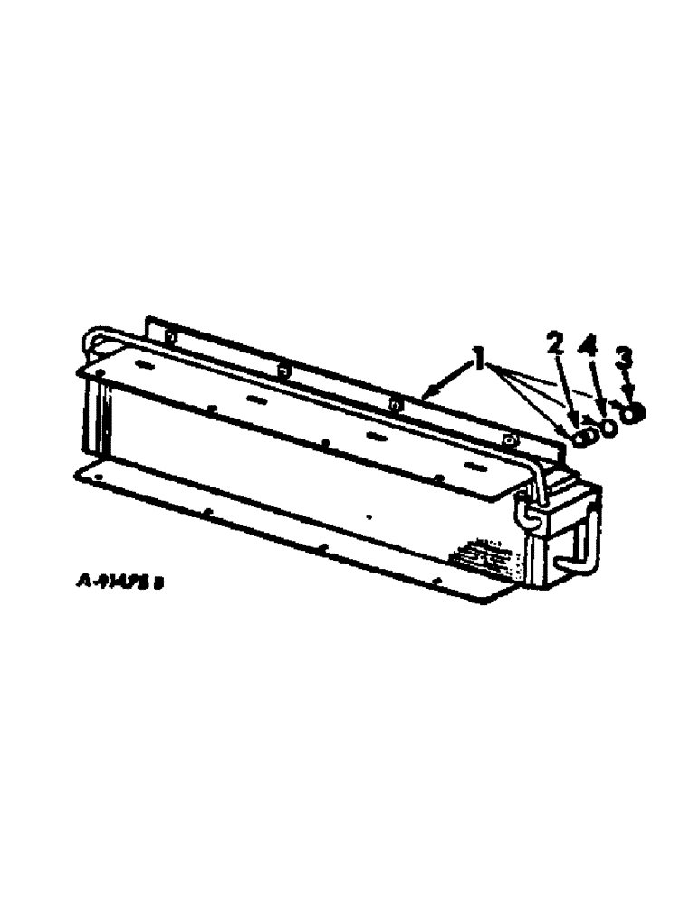 Схема запчастей Case IH 915 - (A-05) - CHASSIS, RADIATOR AND SHEET METAL, OIL COOLER Chassis, Radiator & Sheet Metal