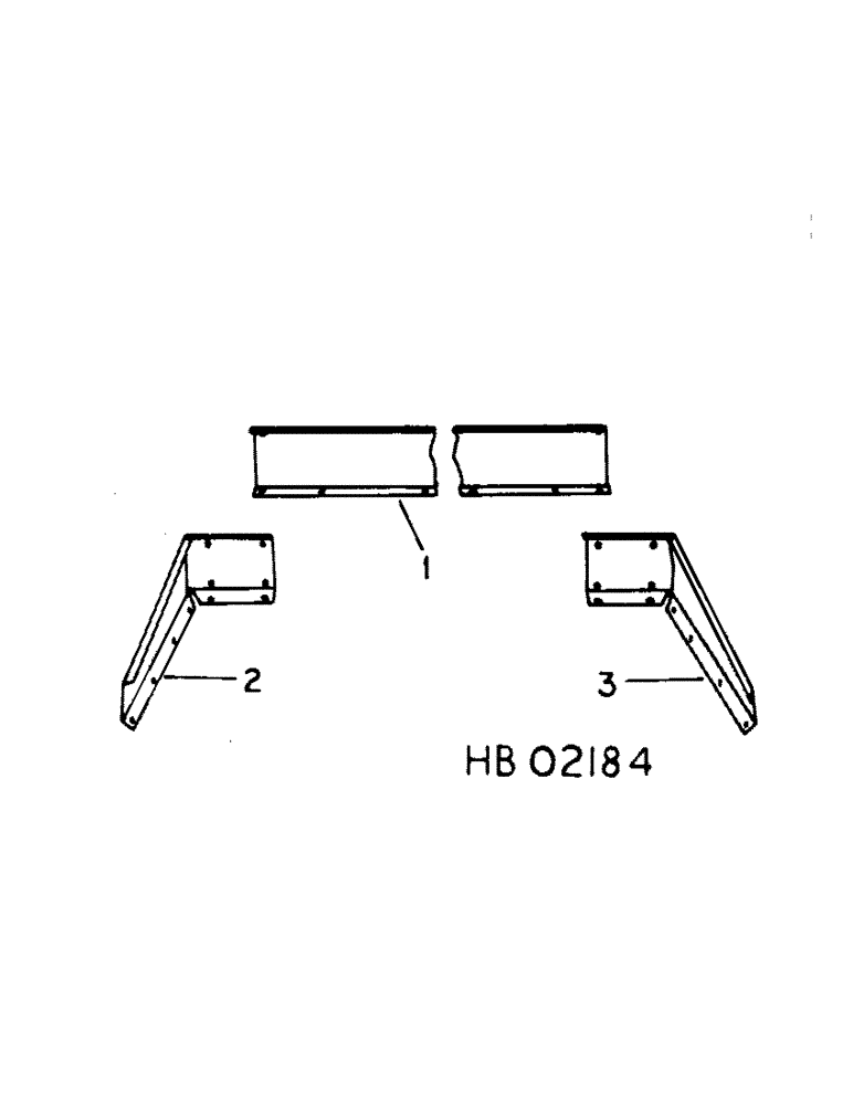 Схема запчастей Case IH 555 - (A-80) - SPLASH GUARD ATTACHMENT 