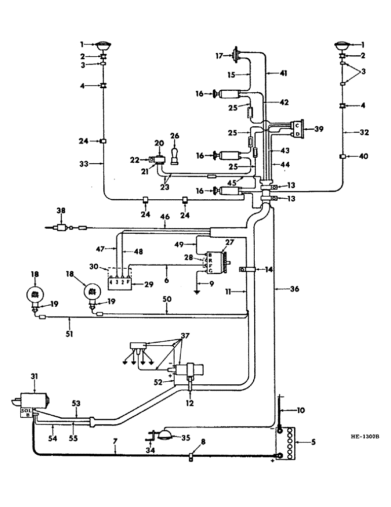 Схема запчастей Case IH 210 - (G-04) - ELECTRICAL SYSTEM, ELECTRICAL SYSTEM, SERIAL NUMBER 3700 AND SINCE (06) - ELECTRICAL SYSTEMS