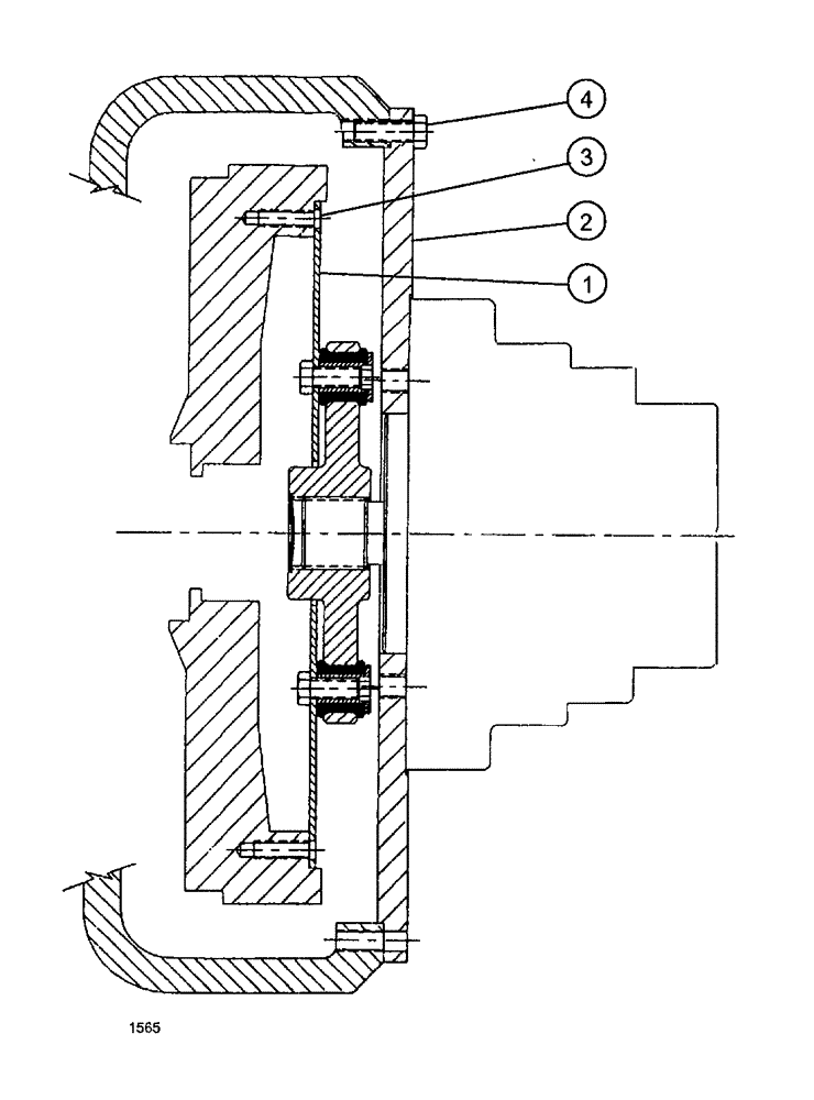 Схема запчастей Case IH SPX3200B - (019) - FLYWHEEL COUPLER ASSEMBLY (10) - ENGINE