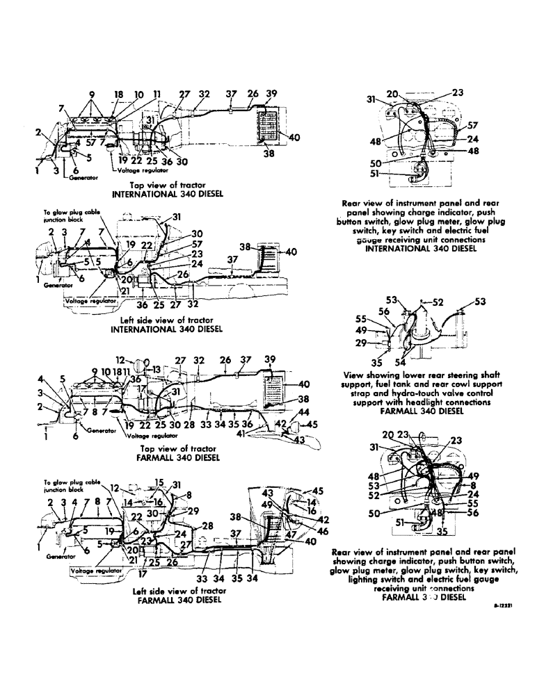 Схема запчастей Case IH 340 - (094) - ELECTRICAL SYSTEM, STARTING & LIGHTING, FARMALL 340 DIESEL, IGNITION & STARTING, INTL 340 DIESEL (06) - ELECTRICAL SYSTEMS