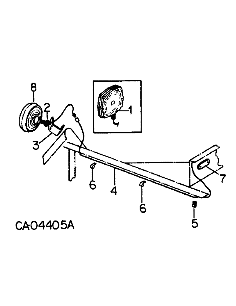 Схема запчастей Case IH 95 - (18-26) - HARVESTING UNIT, FINGER HARVESTER HEAD UNIT, WARNING LIGHTS AND WIRING Harvesting Unit