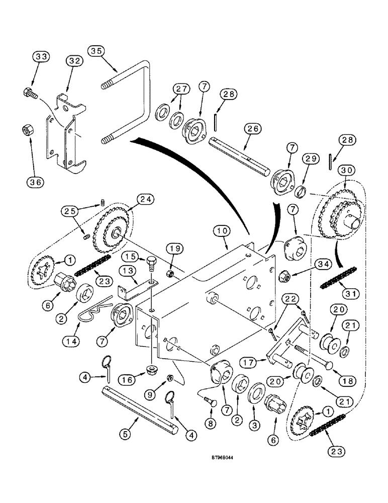 Схема запчастей Case IH 955 - (9B-20) - SEED DRIVE SPEED CHANGE ASSEMBLY, 12, 16 & 24 ROW NARROW - FRONT FOLD, 12 ROW WIDE - FRONT FOLD (09) - CHASSIS/ATTACHMENTS