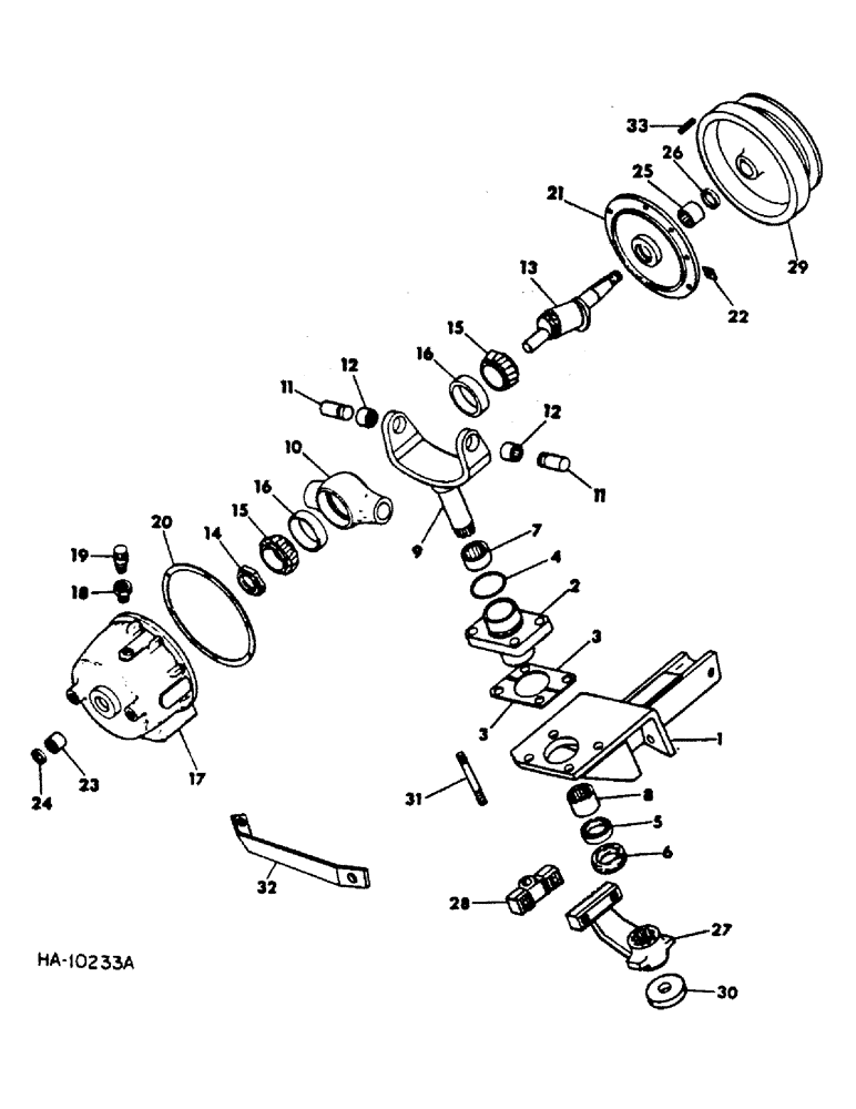 Схема запчастей Case IH DRAPER - (B-25) - DRAPER HEADER, KNIFE DRIVE CONNECTIONS (14) - CROP CUTTING