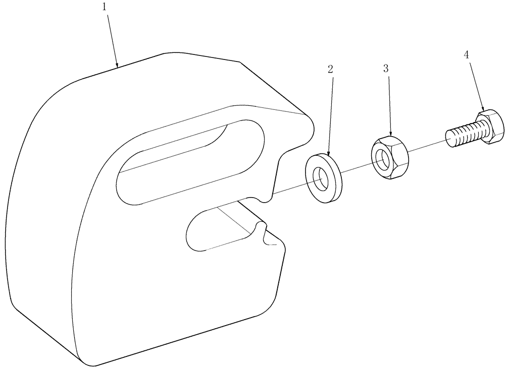 Схема запчастей Case IH DX24 - (03.15) - FRONT END WEIGHTS (03) - TRANSMISSION