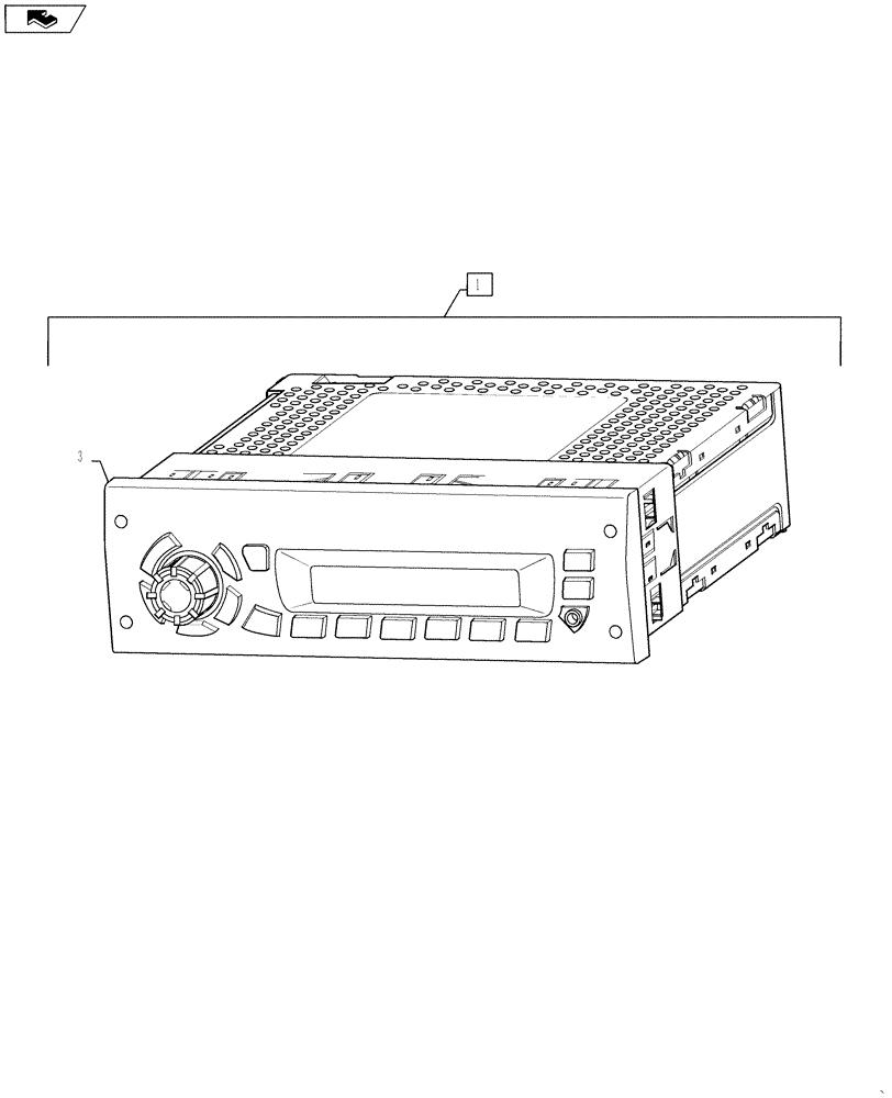 Схема запчастей Case IH STEIGER 450 - (88.055.08) - DIA KIT, ADDITIONAL PRODUCTS - RADIO, AM/FM/WB (88) - ACCESSORIES