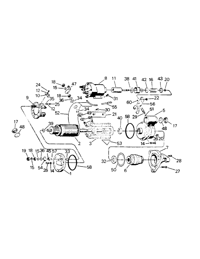 Схема запчастей Case IH STEIGER - (02-02) - STARTER ASSEMBLY (06) - ELECTRICAL