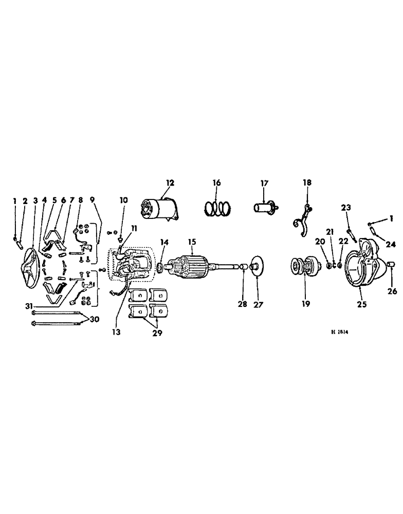 Схема запчастей Case IH 5000 - (08-21) - ELECTRICAL, STARTING MOTOR, DELCO REMY D-239 ENGINE (06) - ELECTRICAL