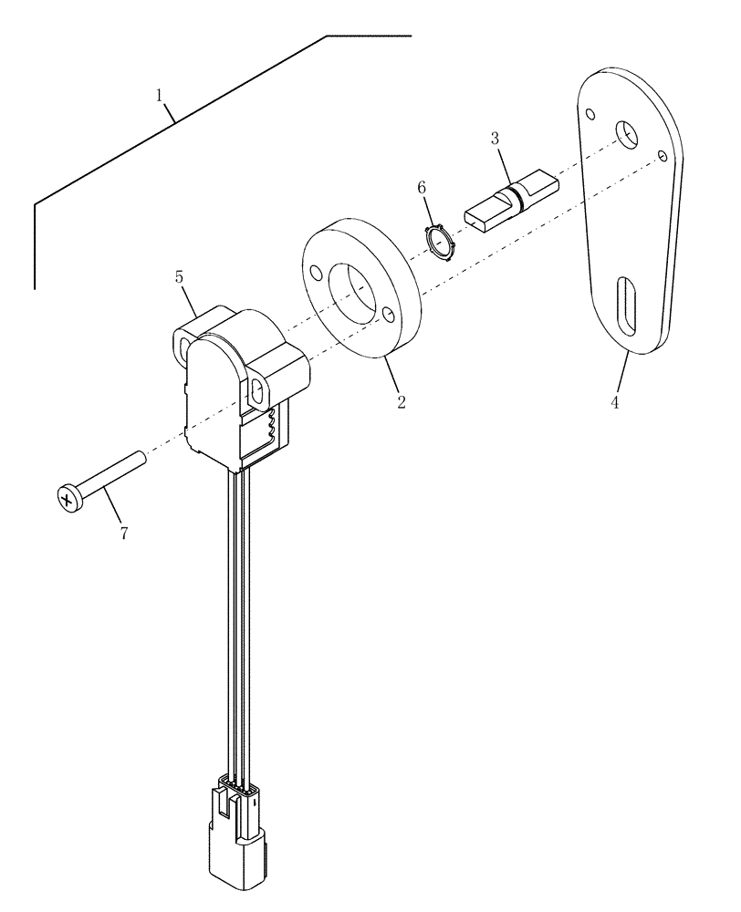 Схема запчастей Case IH AFX8010 - (G.10.A.95) - SENSOR ASSEMBLY G - Tool Positioning