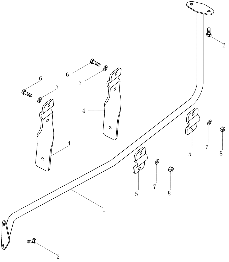 Схема запчастей Case IH MAGNUM 255 - (09-31) - MONITOR MOUNTING - CAB ROOF (09) - CHASSIS/ATTACHMENTS