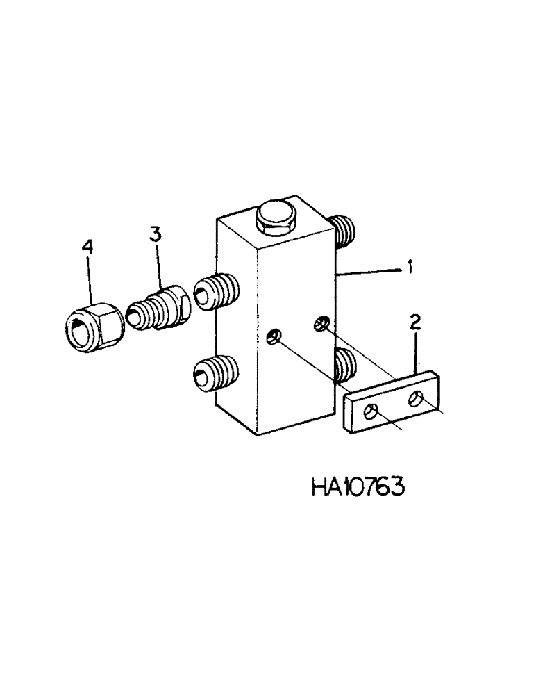 Схема запчастей Case IH 4700 - (A-46[A]) - ALTERNATING CHECK VALVE ATTACHMENT USE W/DEPTH CONTROL FOR TRACTORS WITHOUT CHECK VALVE 