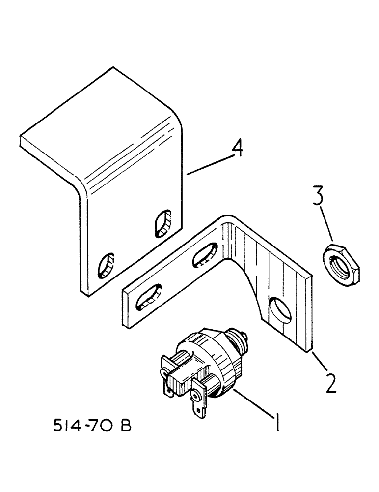 Схема запчастей Case IH 685 - (08-004) - NEUTRAL SAFETY SWITCH, UP TO 685/10177 (06) - ELECTRICAL