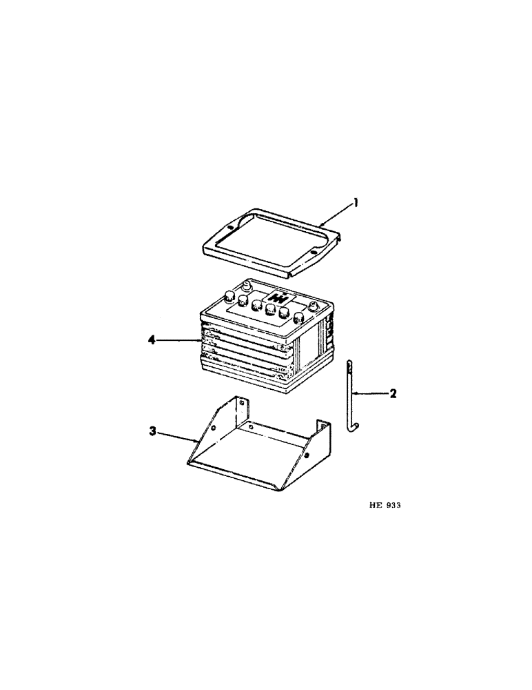 Схема запчастей Case IH 210 - (G-07[A]) - ELECTRICAL SYSTEM, BATTERY AND TRAY (06) - ELECTRICAL SYSTEMS