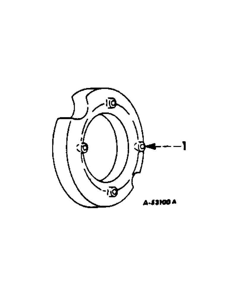 Схема запчастей Case IH 2400 - (15-05) - WHEELS AND TRACTION, FRONT WHEEL WEIGHTS Wheels & Traction