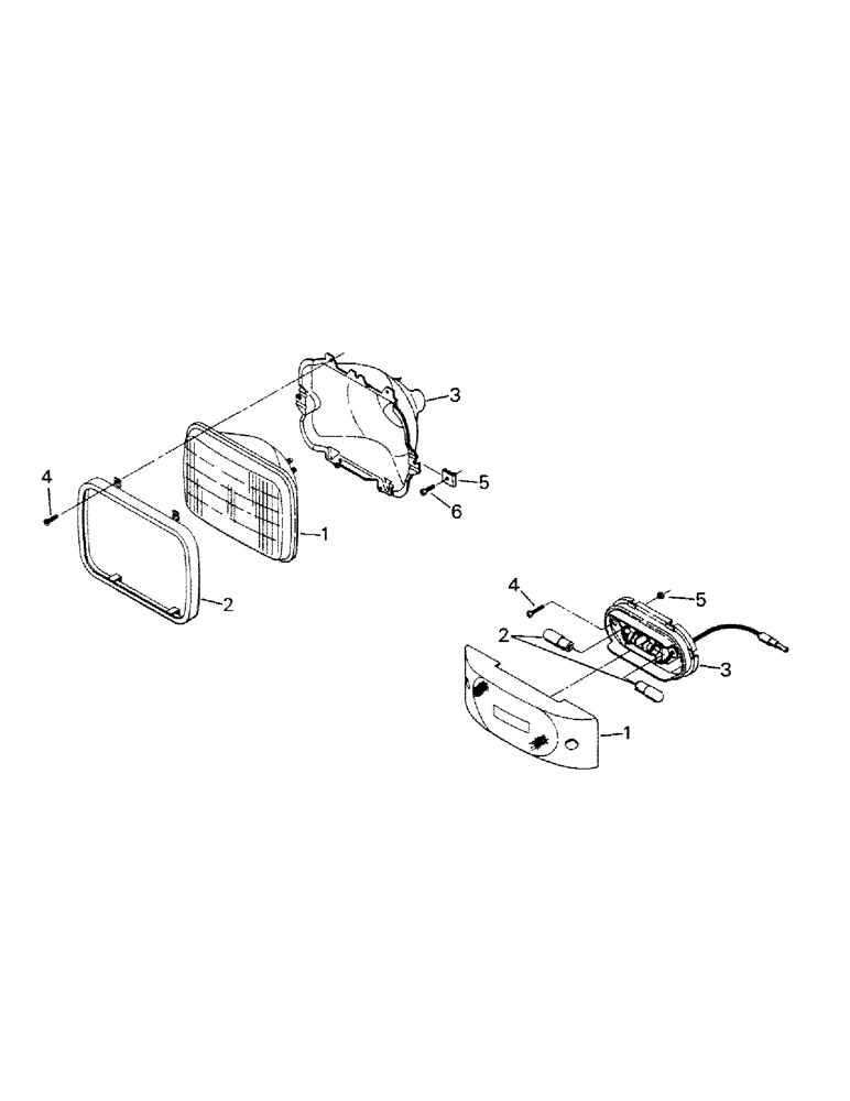 Схема запчастей Case IH KP-1400 - (02-27) - LIGHTS (06) - ELECTRICAL