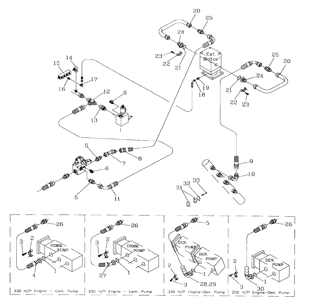 Схема запчастей Case IH 7700 - (B06[31]) - HYDRAULIC CIRCUIT {PRIMARY EXTRACTOR} Hydraulic Components & Circuits