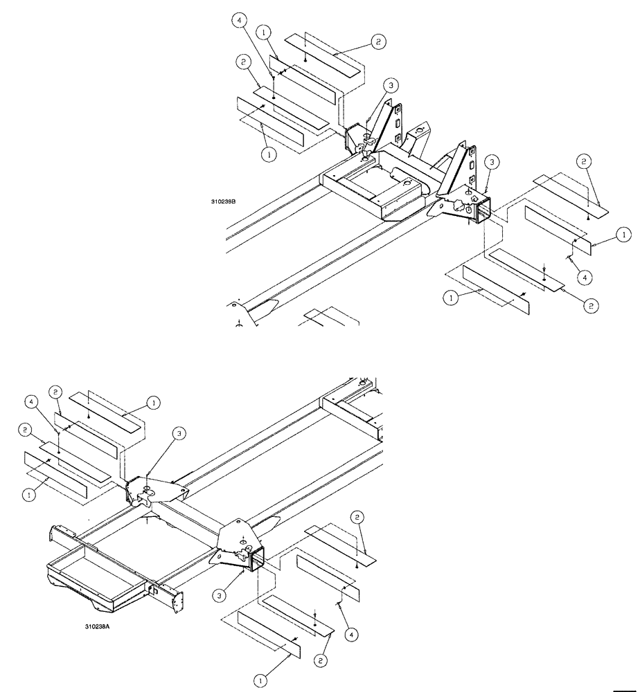 Схема запчастей Case IH SPX4260 - (127) - AXLE INSERT ASSEMBLY (25) - FRONT AXLE SYSTEM