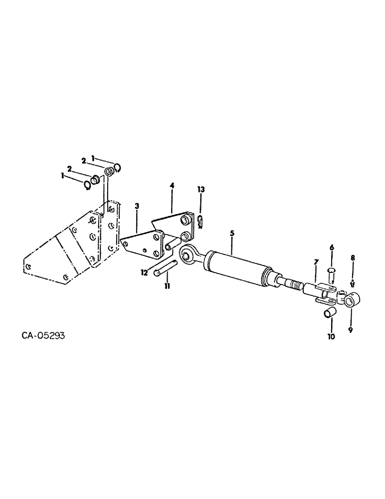 Схема запчастей Case IH 92 - (D-39) - HYDRAULIC UPPER LINK CYLINDER AND CONNECTIONS, FOR ASSIST & TRANSPORT WHEELS 