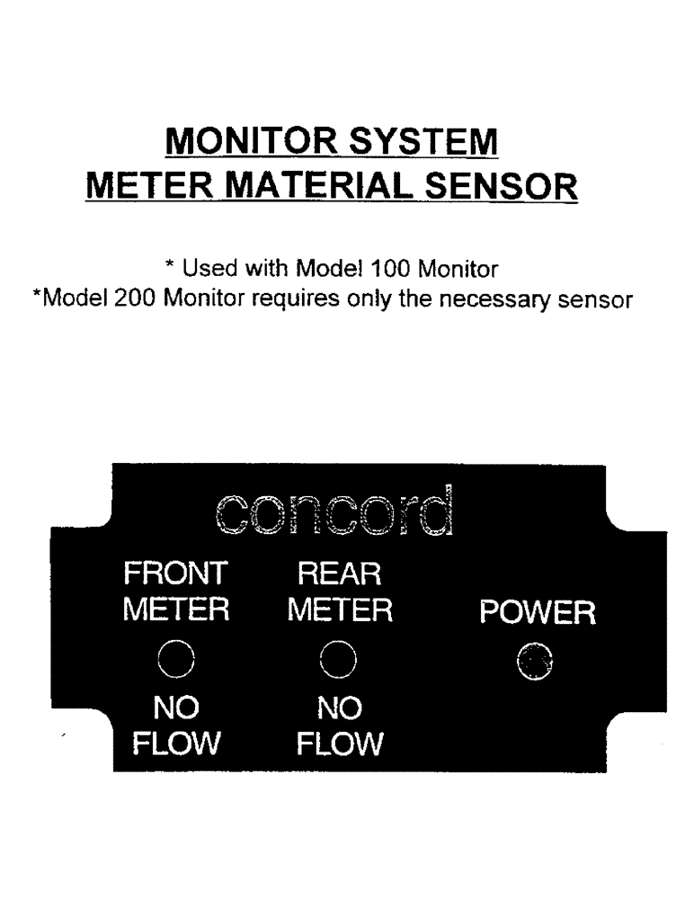 Схема запчастей Case IH 1100 - (C13) - MONITOR SYSTEM METER MATERIAL SENSOR 