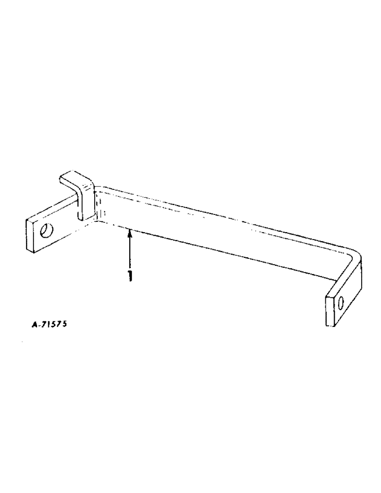 Схема запчастей Case IH INTERNATIONAL - (A-46) - REAR SECTIONS, STABILIZER BAR 