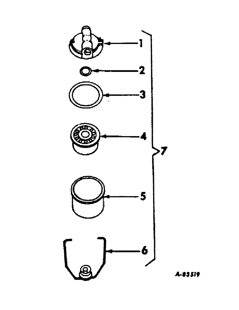 Схема запчастей Case IH 656 - (E-15) - FUEL SYSTEM, FUEL STRAINER, DIESEL ENGINE TRACTORS WITH UNDERSLUNG FUEL TANK (02) - FUEL SYSTEM