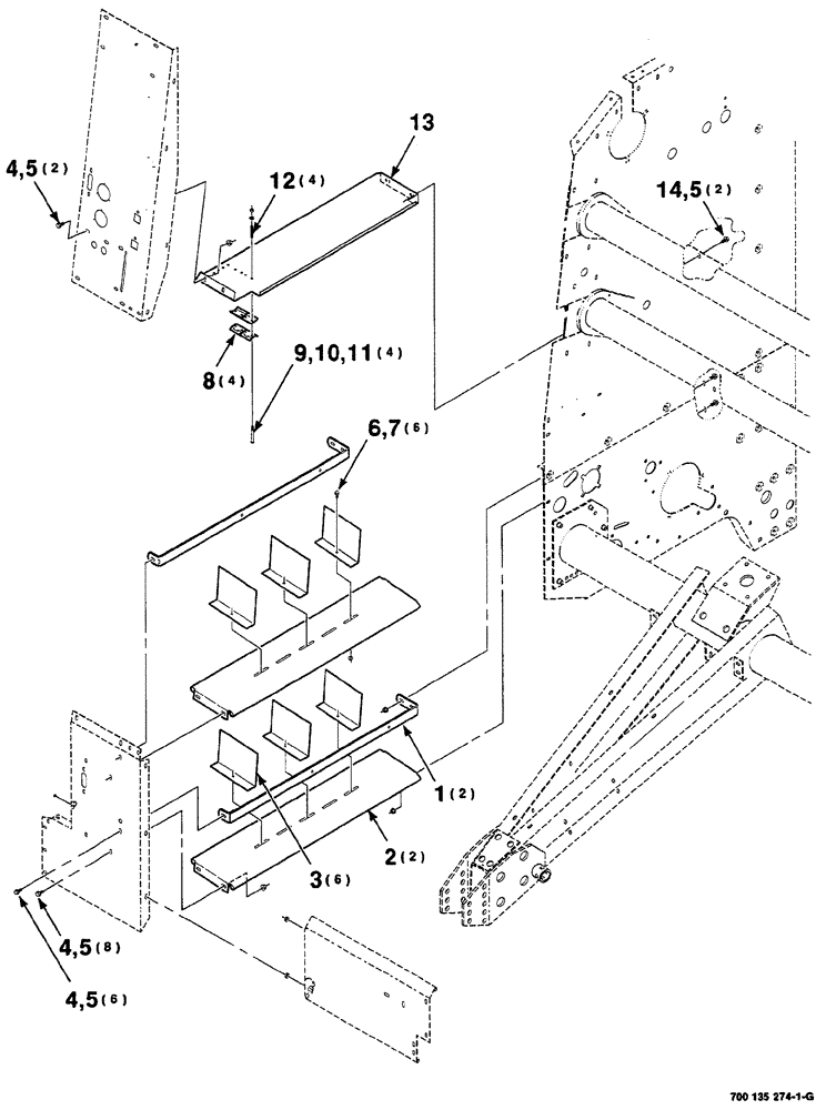 Схема запчастей Case IH RS561A - (7-026) - TWINE BOX ASSEMBLY (12) - MAIN FRAME