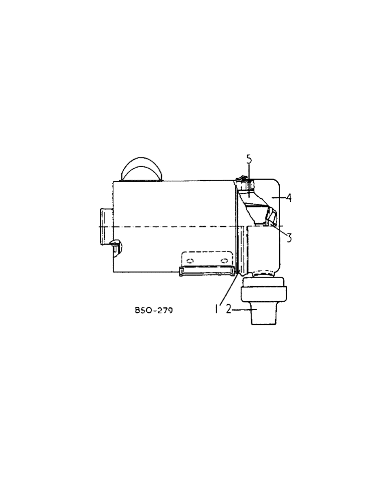 Схема запчастей Case IH 584 - (12-03[A]) - AIR CLEANER, DONALDSON Power