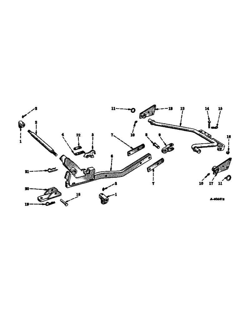 Схема запчастей Case IH INTERNATIONAL - (09-10) - FRAME, FAST-HITCH, CUB LO-BOY TRACTORS, BALL, DRAFT LINK, PULL BAR AND SUPPORTS (12) - FRAME