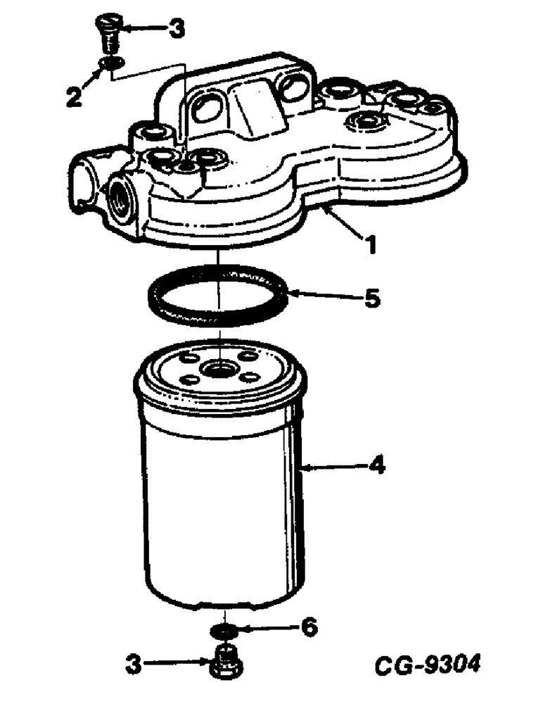 Схема запчастей Case IH 884 - (12-38) - TWIN FUEL FILTER, BOSCH Power