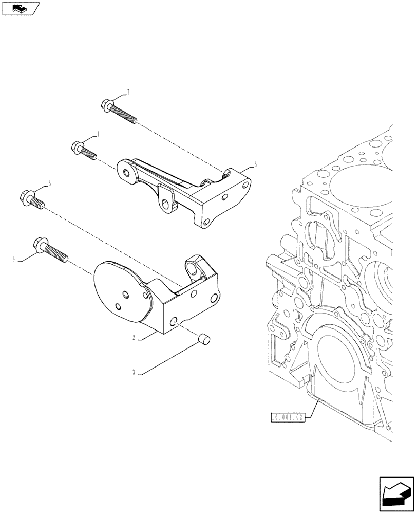 Схема запчастей Case IH F2CFE613T A019 - (55.301.02) - ALTERNATOR (504386863) (55) - ELECTRICAL SYSTEMS