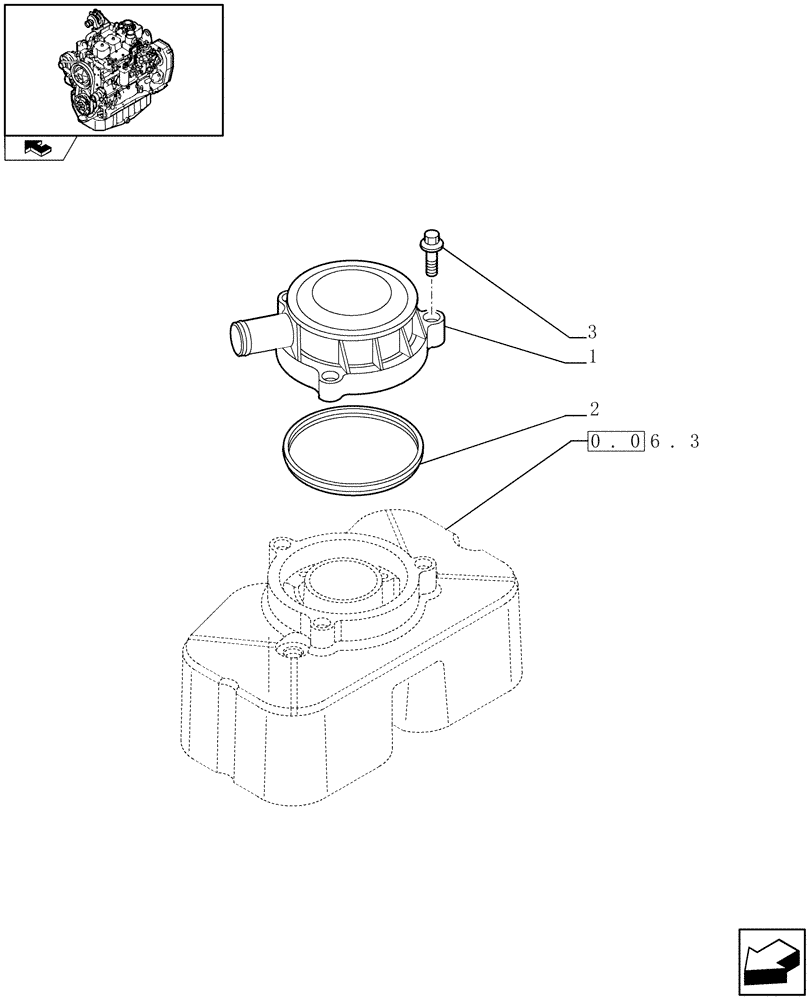 Схема запчастей Case IH F4GE9484A J600 - (0.04.5) - BREATHER - ENGINE (2852020) 