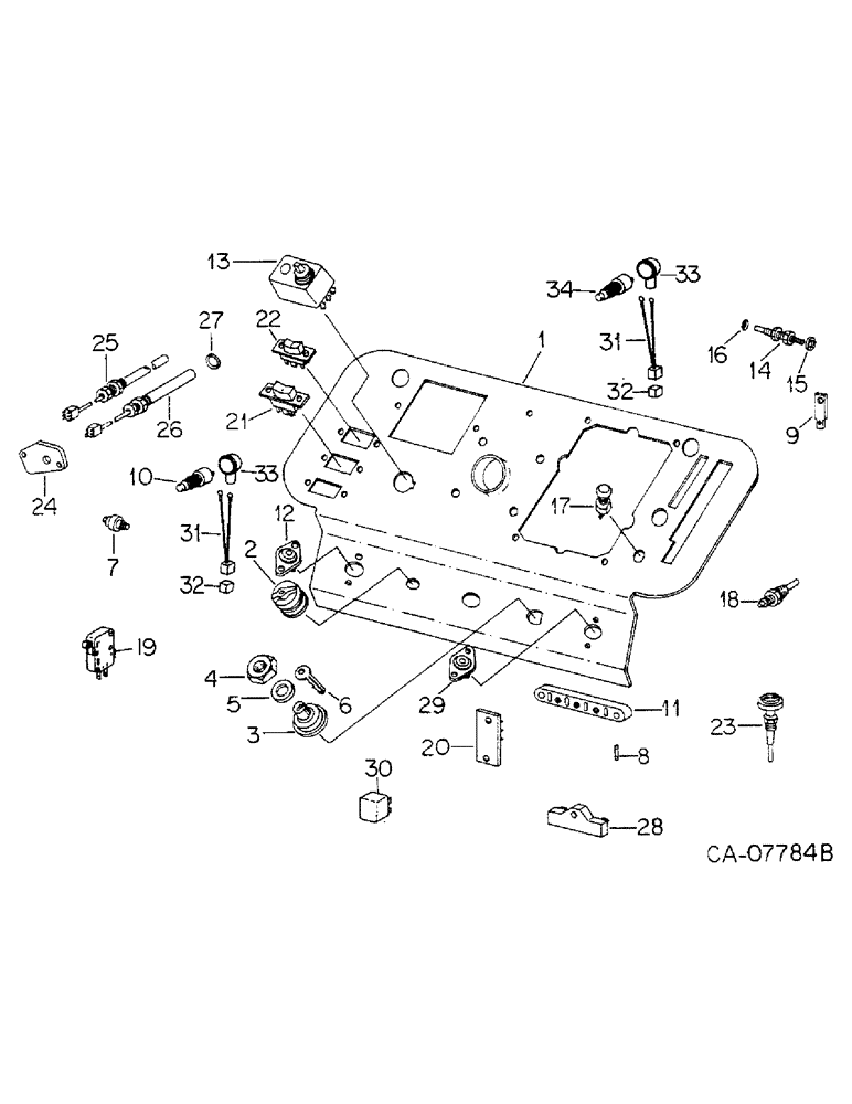 Схема запчастей Case IH 6588 - (08-12) - ELECTRICAL, SWITCHES, FUSES AND JUNCTION BOX (06) - ELECTRICAL