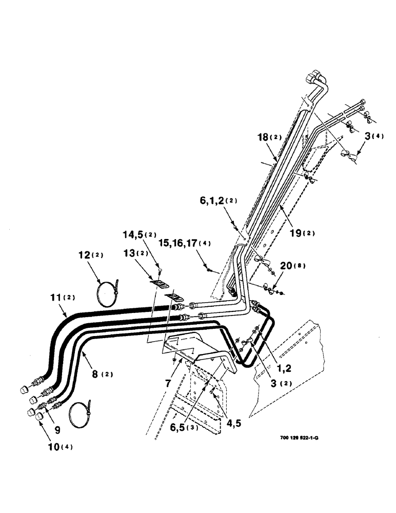 Схема запчастей Case IH 8590 - (8-02) - HYDRAULIC ASSEMBLY, FRONT (07) - HYDRAULICS