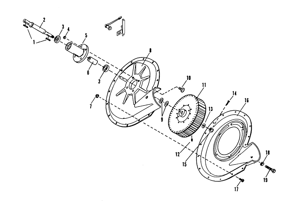 Схема запчастей Case IH 1124 - (E10) - BLOWER PARTS - DIESEL 