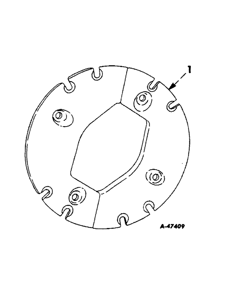 Схема запчастей Case IH 450-SERIES - (415) - ATTACHMENTS, REAR WHEEL WEIGHTS, SPLIT TYPE, SPECIAL, FOR TRACTORS EQUIPPED W/PNEUMATIC TIRES Attachments