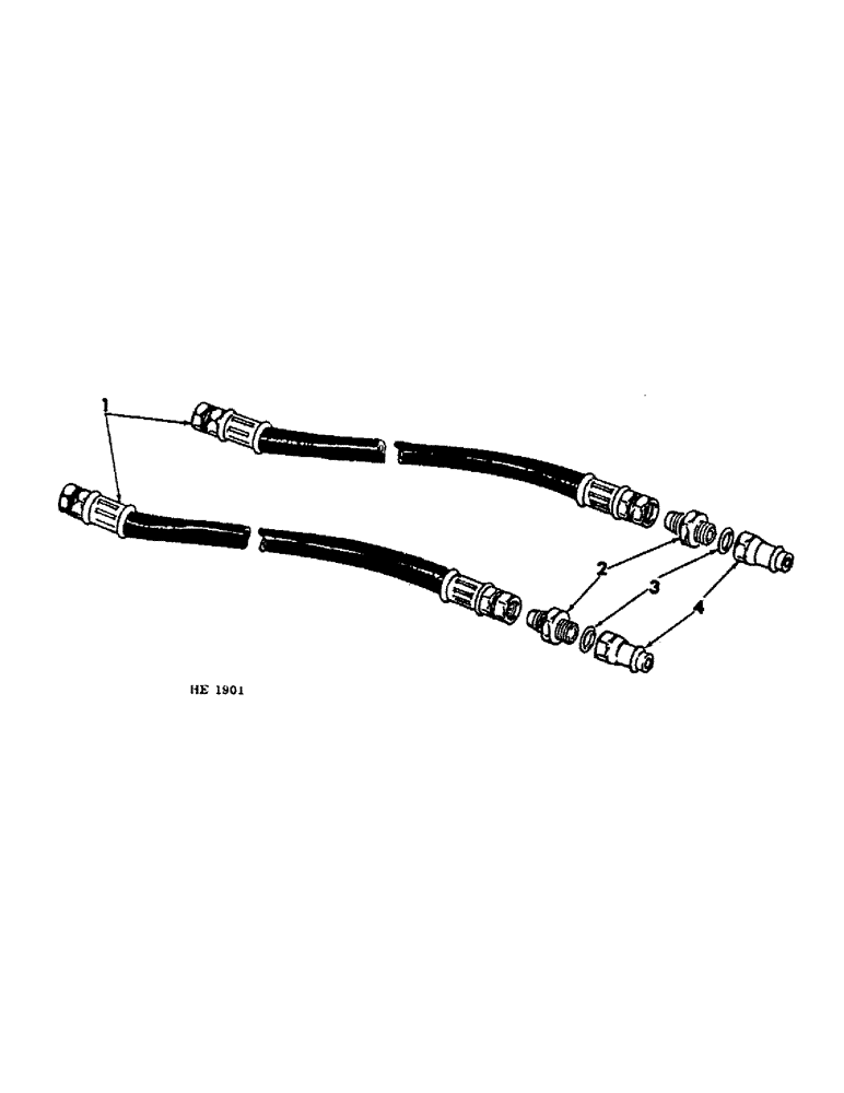 Схема запчастей Case IH 580 - (B-56) - RECOMMENDED HYDRAULIC PARTS Invalid section