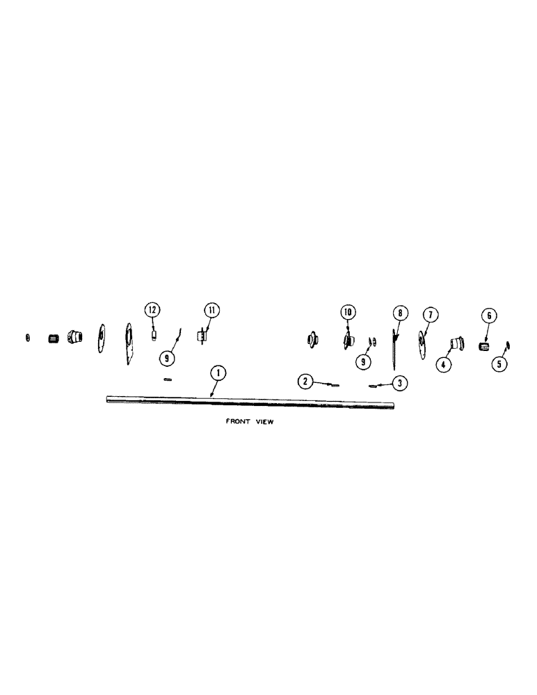 Схема запчастей Case IH 133 - (50) - PICKUP UPPER SHAFT 