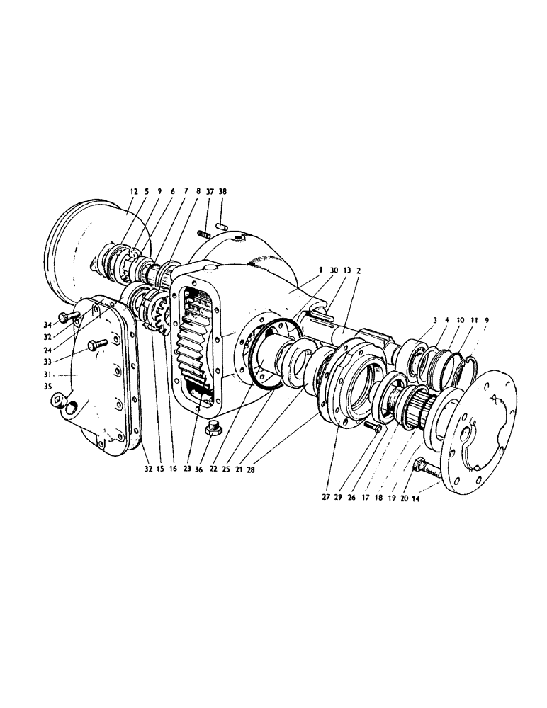 Схема запчастей Case IH 996 - (D04) - FINAL DRIVES, FINAL DRIVE REDUCTION UNITS, 990, 995 AND 996 TRACTORS, WITH STANDARD REAR AXLE CASE Final Drive Reductions