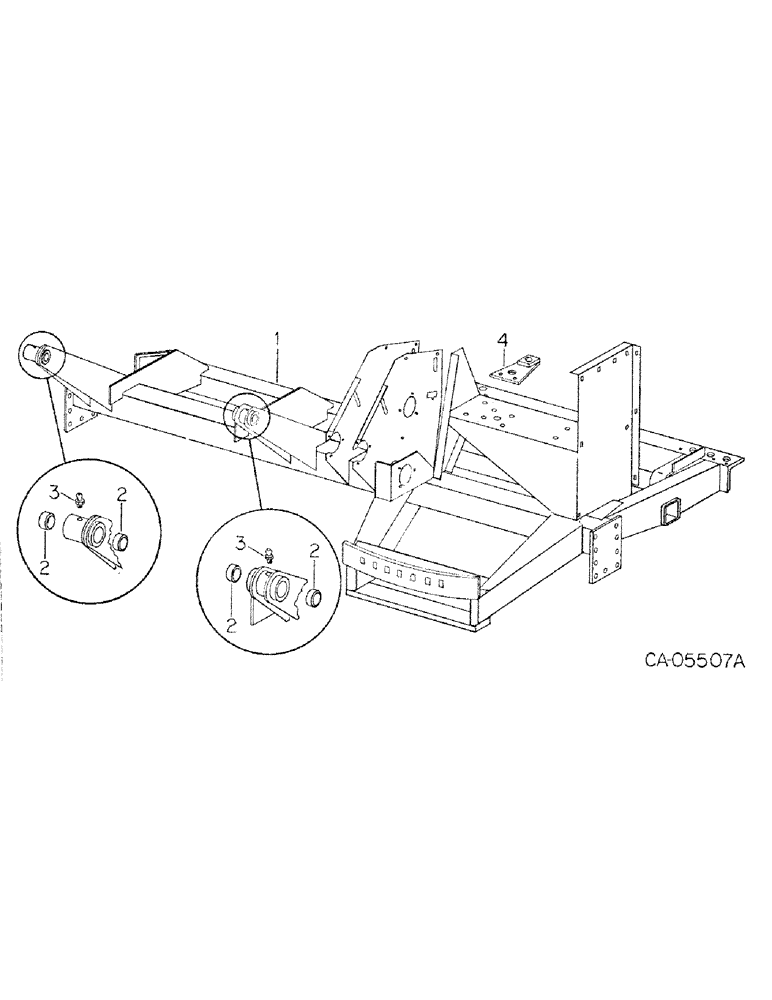 Схема запчастей Case IH 830 - (A-03) - MAIN FRAME 