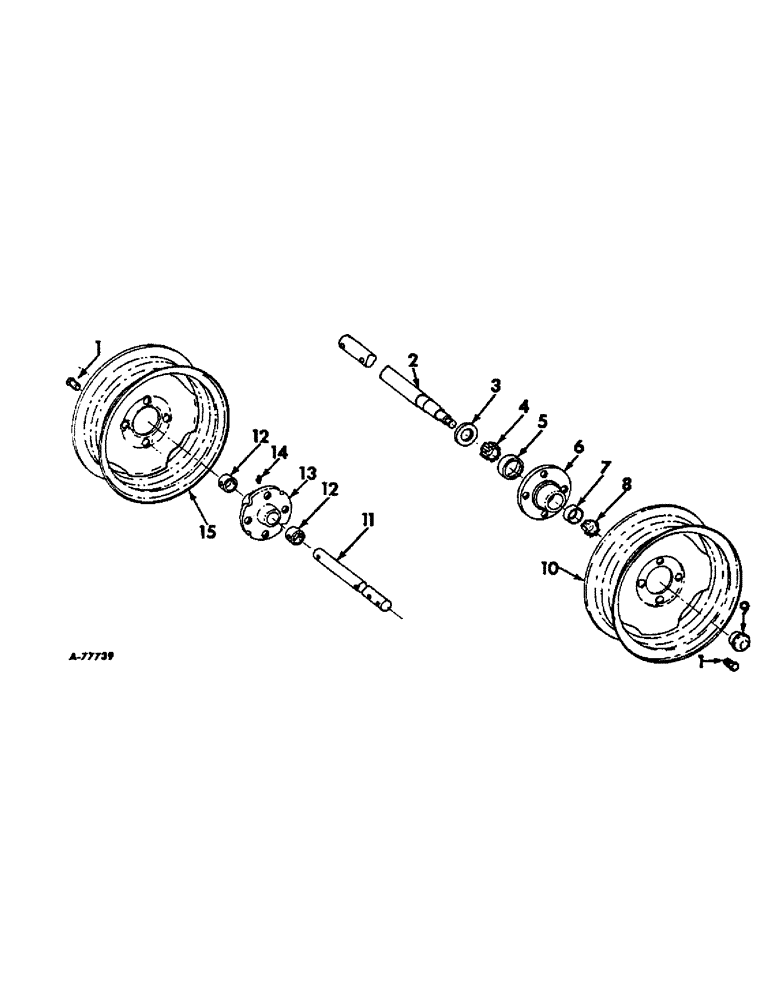 Схема запчастей Case IH 27 - (C-06) - WHEELS AND AXLES 