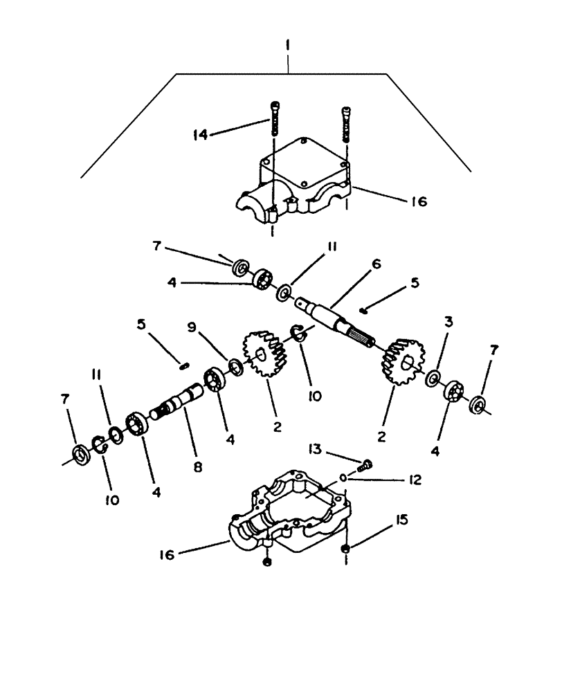 Схема запчастей Case IH BSX172H - (203.02) - GEARBOX, ASSY - 715339006 