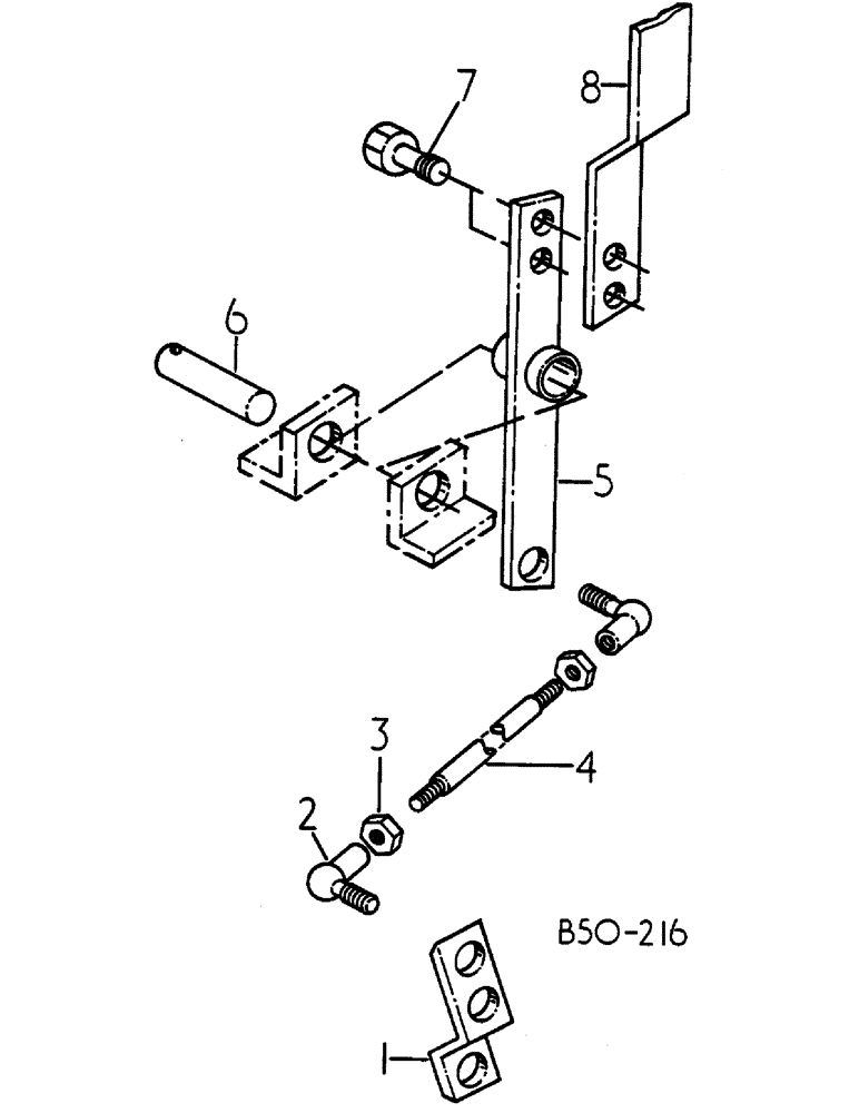 Схема запчастей Case IH 385 - (00F14) - POWER TAKE OFF LEVER - DE-LUXE CAB (04) - Drive Train