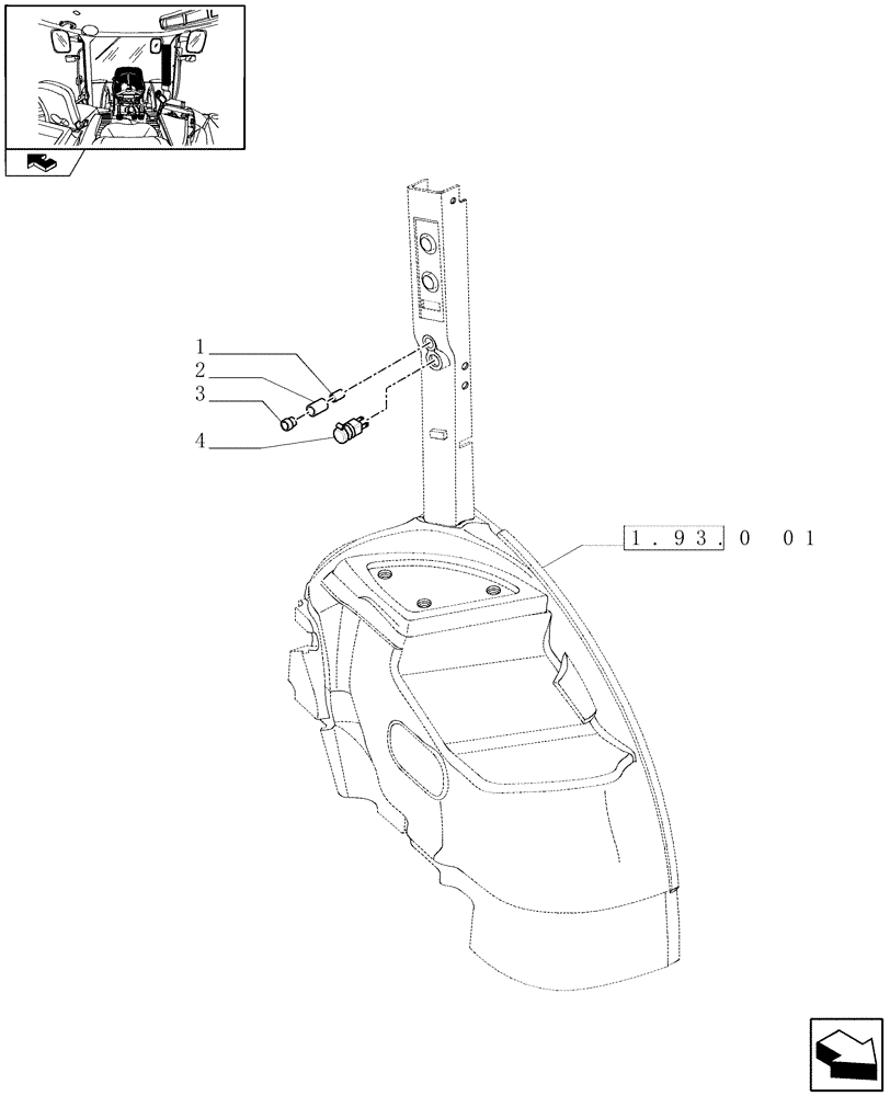 Схема запчастей Case IH MAXXUM 110 - (1.76.0[03]) - CIGARETTE LIGHTER AND AUXILIARY POWER SOCKET (06) - ELECTRICAL SYSTEMS