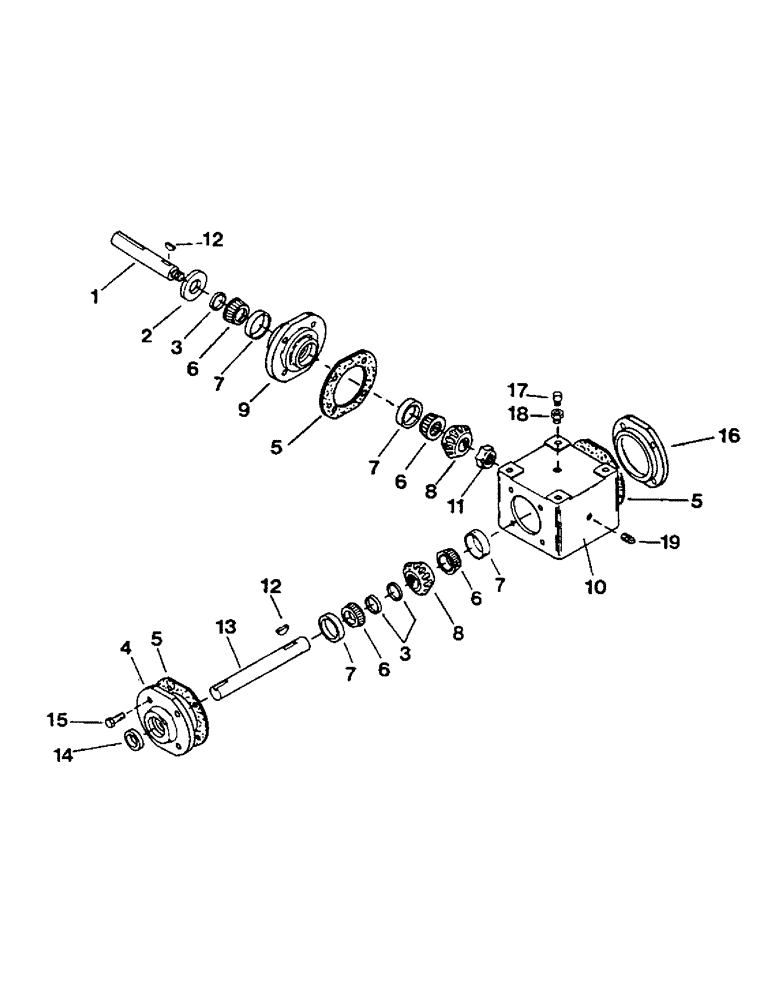 Схема запчастей Case IH 1100 - (E47) - 101908 GEARBOX PARTS 