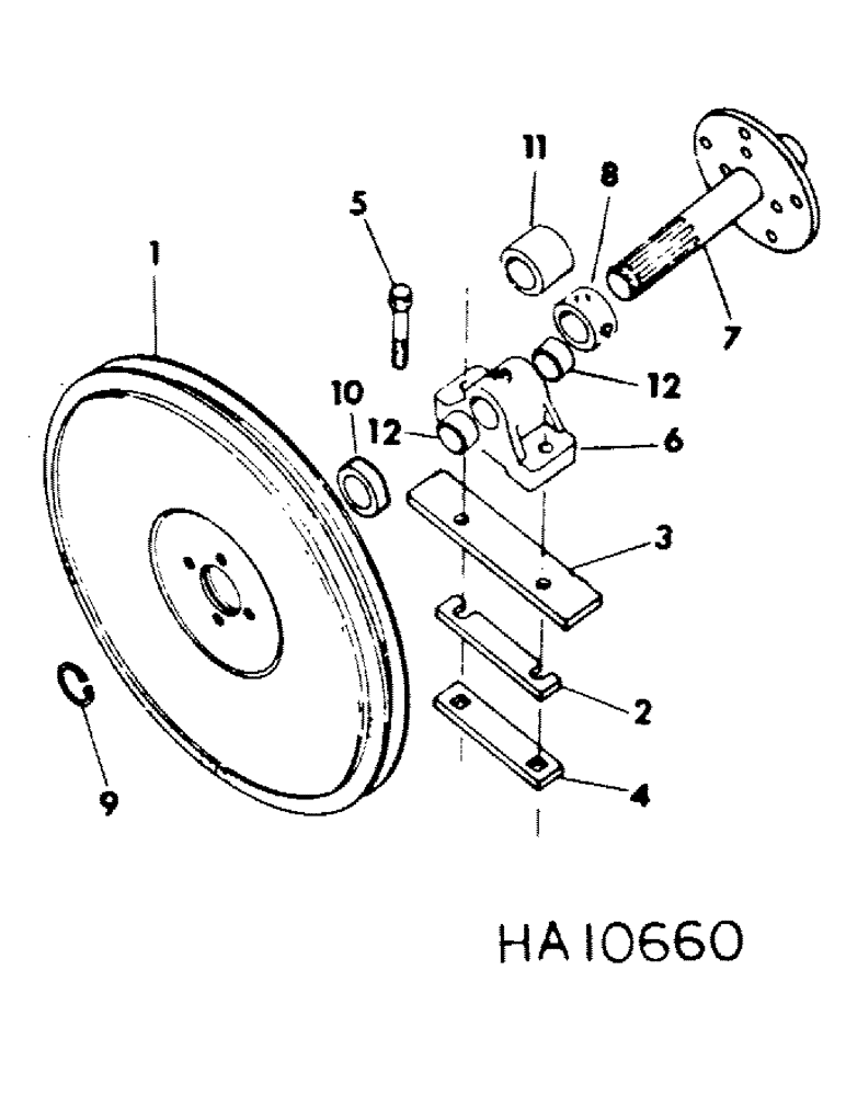 Схема запчастей Case IH SINGLE - (A-19) - SINGLE OVERSHOT AUGER HEADER, REEL DRIVE SHAFT AND SUPPORTS 