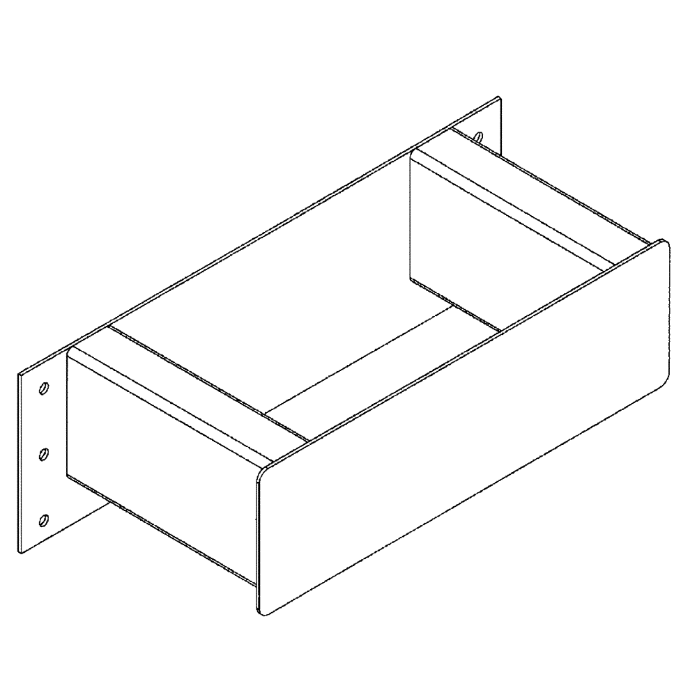 Схема запчастей Case IH FLX4010 - (10-002) - FRAME EXTENSION, 18” Options